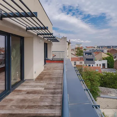 Paris Delorme Terrace Apartment Montreuil (Seine-Saint-Denis)